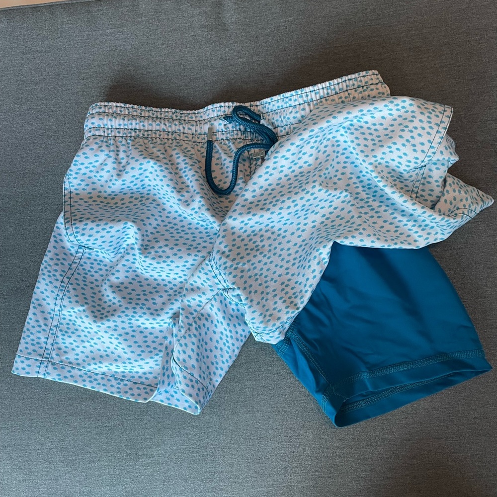 BLUE & WHITE HYBRID SWIM SHORT | Small - Picture 6 of 7
